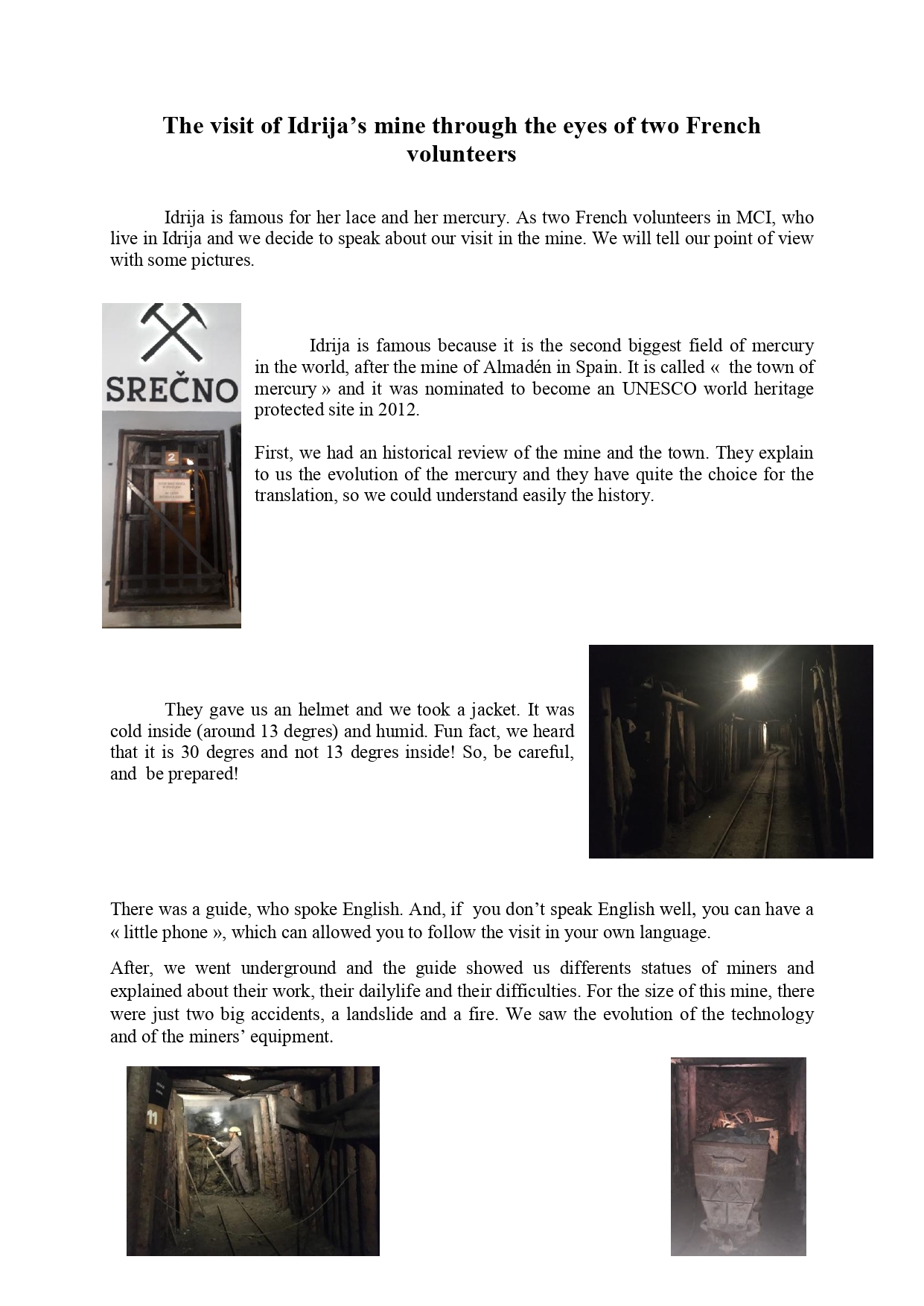 Article Visit of the Mine page 0001