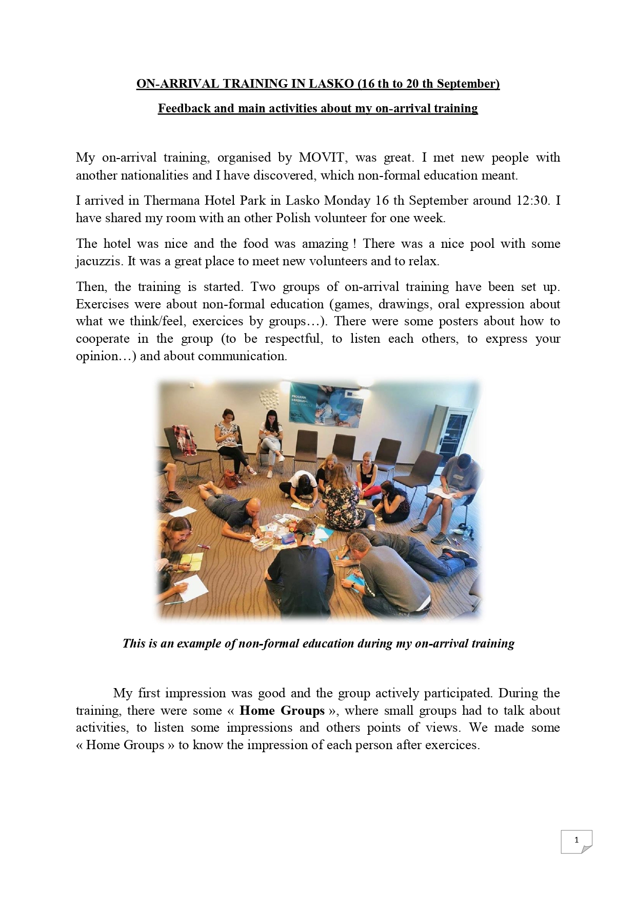 ON ARRIVAL TRAINING page 0001