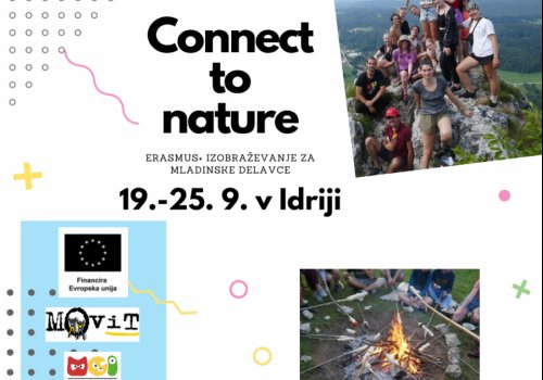 Connect to nature: E+ izobraževanje za mladinske delavce