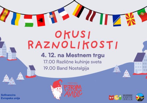 OKUSI RAZNOLIKOSTI: DOGODEK, KI BO SKOZI KULINARIKO IN GLASBO POVEZAL IDRIJO