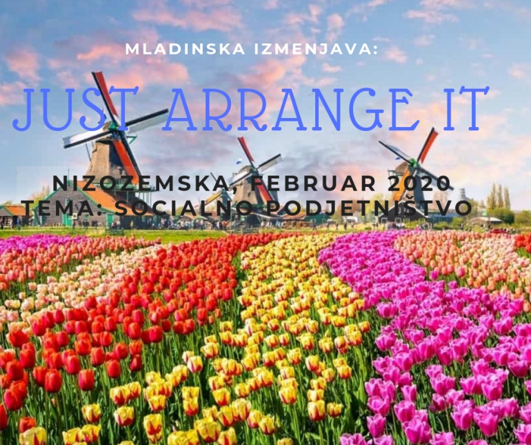 Mladinska izmenjava: Just arrange it