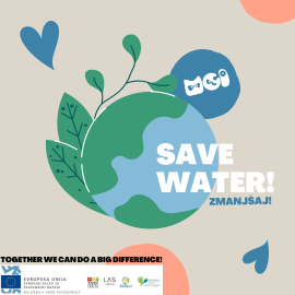 Zmanj&scaron;aj! porabo pitne vode!