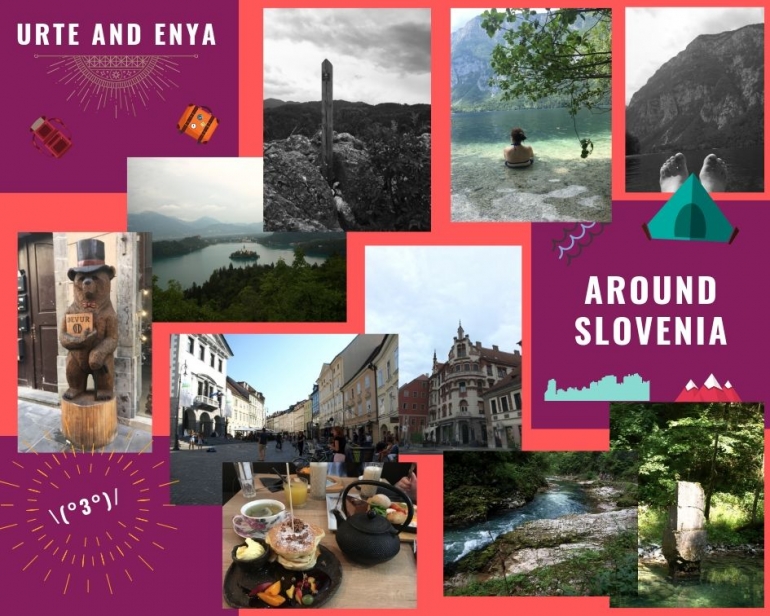 Around Slovenia by volunteers Urte and Enya