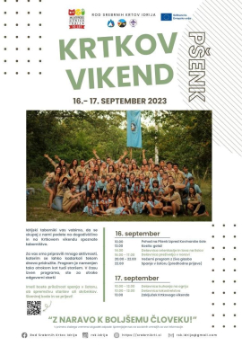 Prihaja Krtkov vikend - projekt participativnega proračuna za mlade MC Idrija