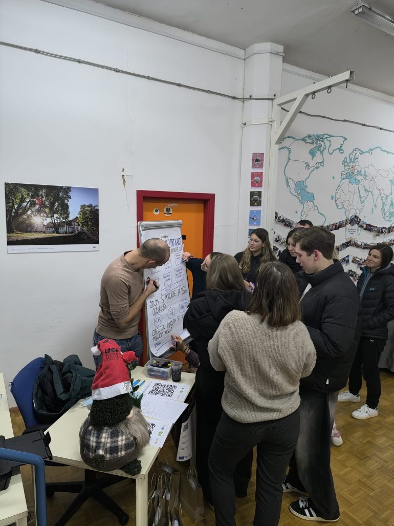 Uspe&scaron;no izvedli prvo usposabljanje Kok si kej prekarc?