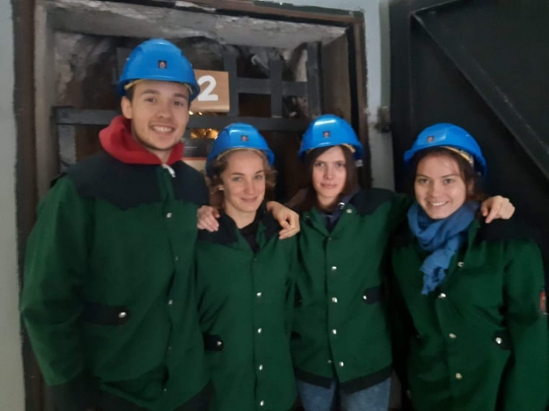 Idrija's mine through the eyes of two French volunteers