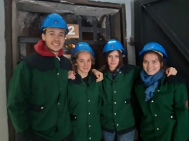 Idrija's mine through the eyes of two French volunteers