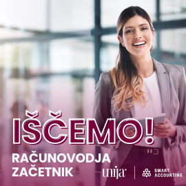 PRILOŽNOST ZA DELO - RAČUNOVODJA ZAČETNIK