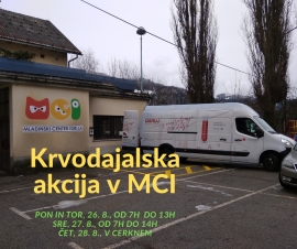 Krvodajalska akcija bo v na&scaron;i hi&scaron;i