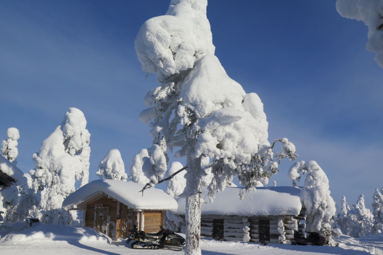 Potopisno: polarna zima na Finskem in v Sibiriji