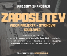 I&scaron;čemo vodjo projekta!