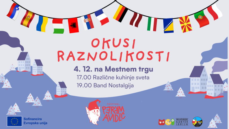 OKUSI RAZNOLIKOSTI: DOGODEK, KI BO SKOZI KULINARIKO IN GLASBO POVEZAL IDRIJO