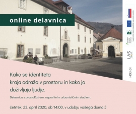 Vabilo na delavnico: Kako se identiteta kraja odraža v prostoru in kako jo doživljajo ljudje