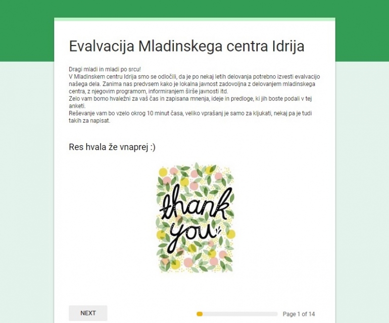 Povzetek evalvacije delovanja MCI