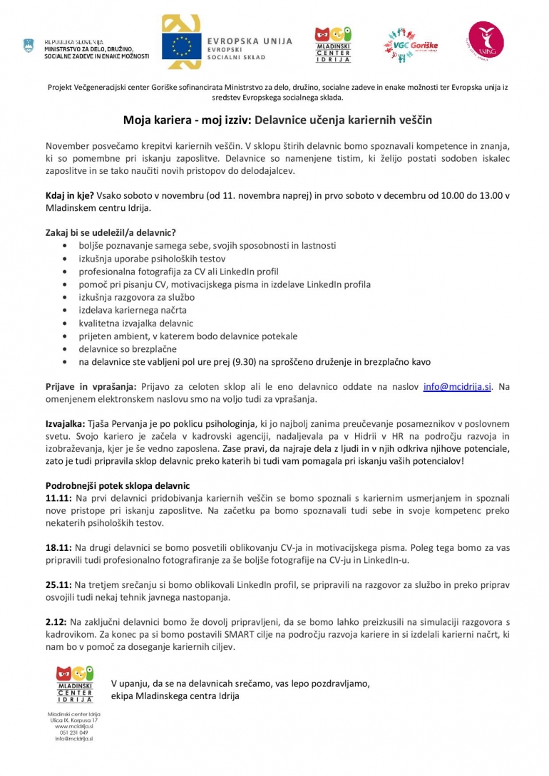 Moja kariera - moj izziv