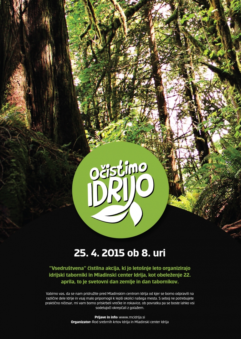 Očistimo Idrijo, 25.4 ob 8. uri