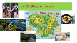 Lithuanian evening z mednarodnim prostovoljcem Gediminasom