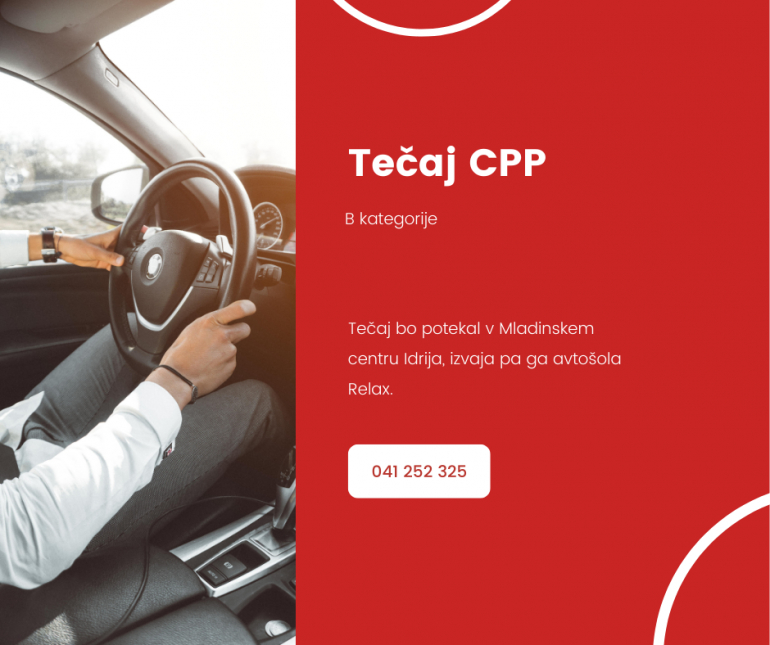Tečaj za CPP (začetek 4. 7.)