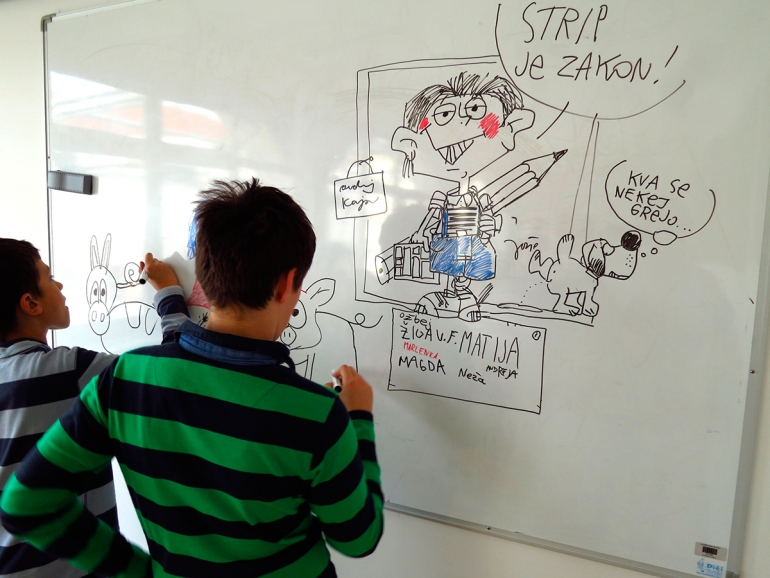 Stripburgerjeva mini delavnica stripa