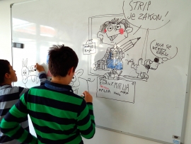 Stripburgerjeva mini delavnica stripa