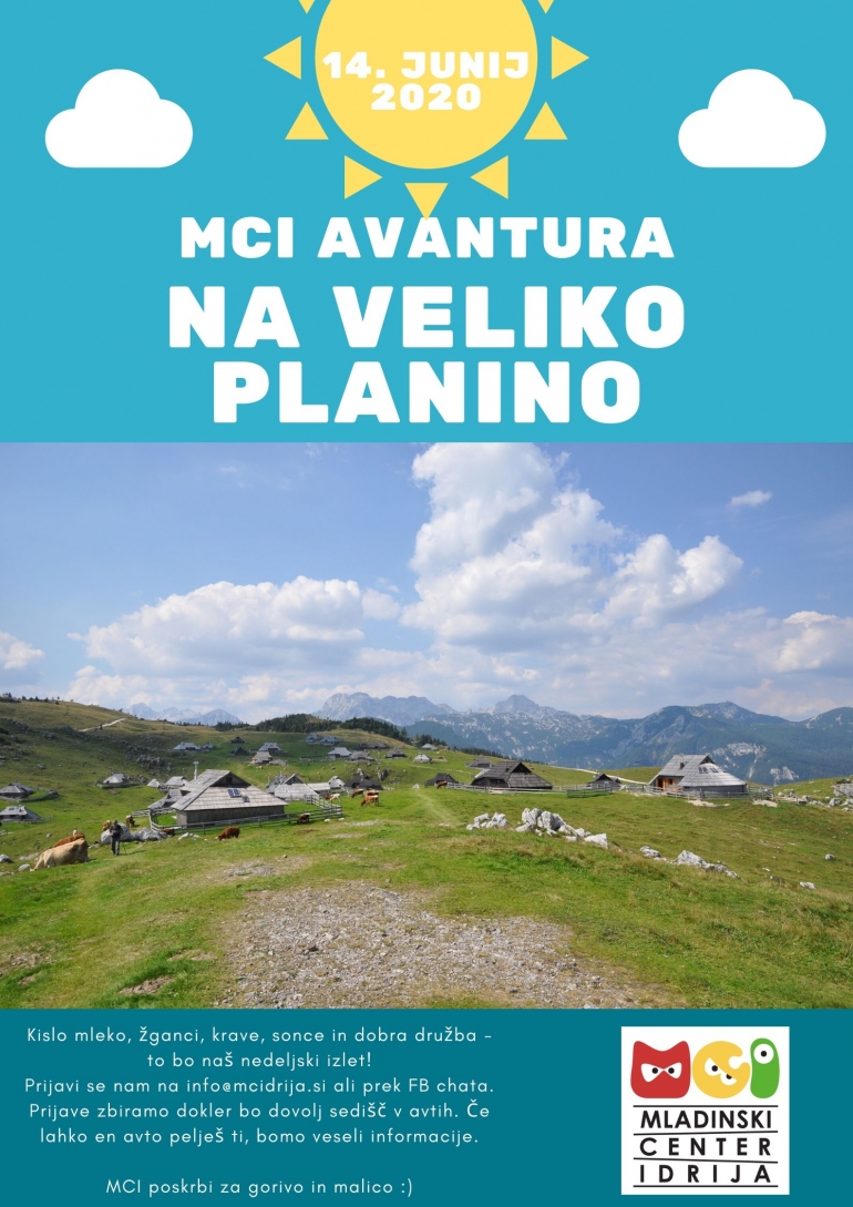 MCI avantura: Velika planina