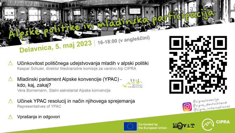Delavnica za mlade: Alpske politike in mladinska participacija v Alpah