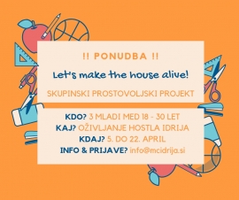 OŽIVIMO HI&Scaron;O! [skupinski prostovoljski projekt]