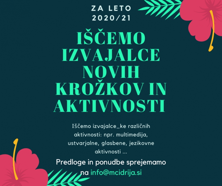 Izvajalci_ke krožkov in aktivnosti