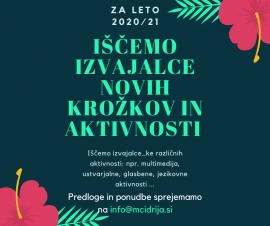 Izvajalci_ke krožkov in aktivnosti