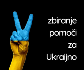 Zbiranje pomoči za Ukrajino