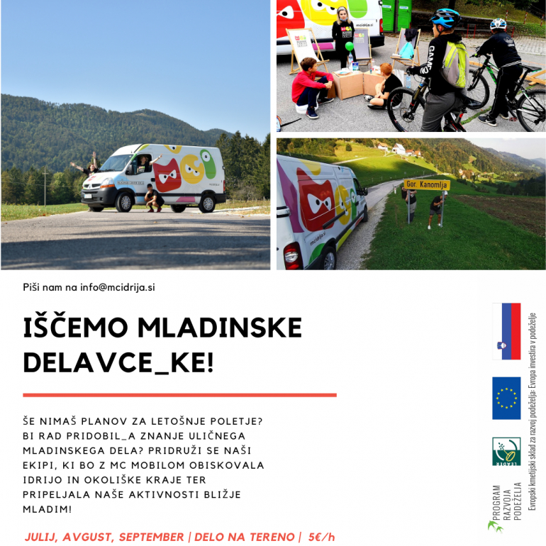 MC mobil i&scaron;če okrepitve!